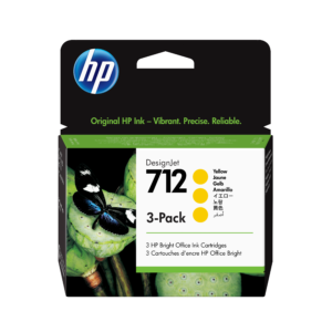 HP 712 3x29ml Yellow DesignJet Ink Cartridge